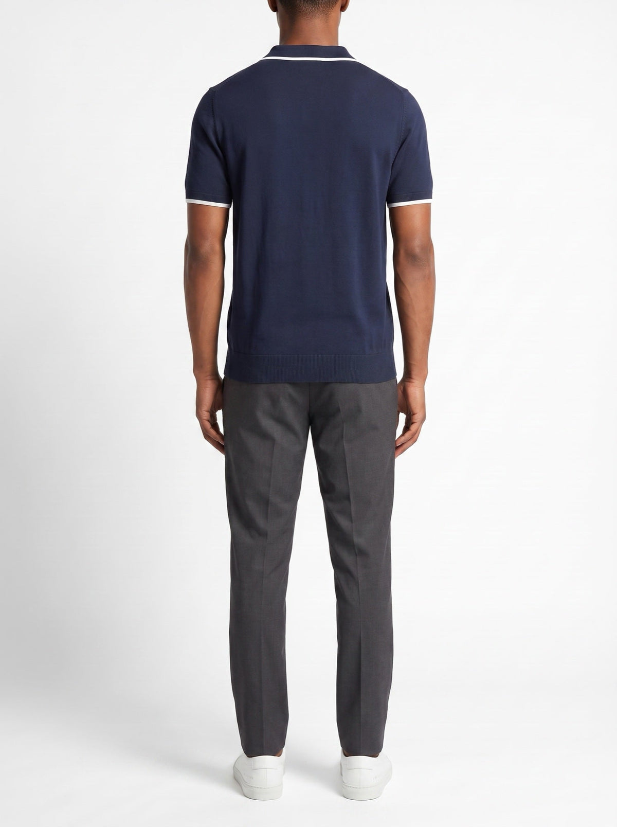 Monaco Edge Polo — Marineblå#farge_marinebl