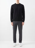 Elegant vest med polokrage — Svart#farge_svart