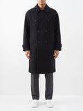 The Classic vendbar overfrakk i ull — Svart#farge_svart