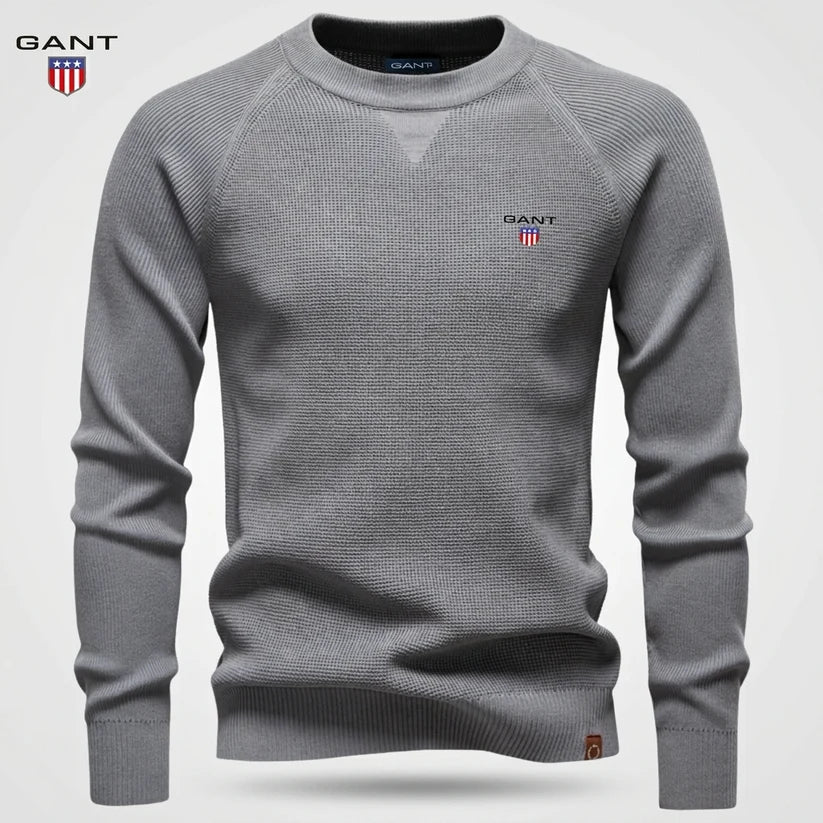 GANT® Raglangenser i strikk — Grå#farge_gr