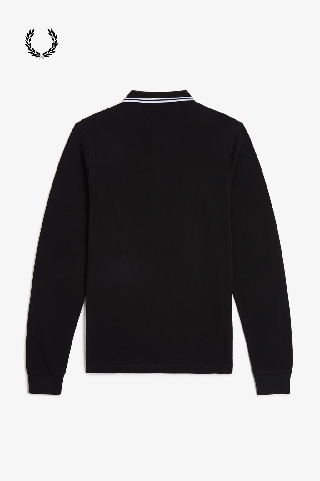 Fred Perry® Langermet piképolo — Svart — bakfra#farge_svart